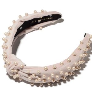 Lele Sadoughi BLUSH PEARL HEADBAND